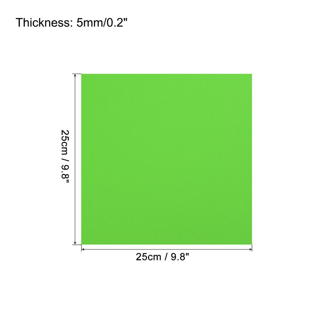 EVA Foam Sheets Orange 9.8 Inch X 9.8 Inch 3/5/7/10mm Thick Crafts Foam Sheets for Costumes, Arts and Crafts Projects