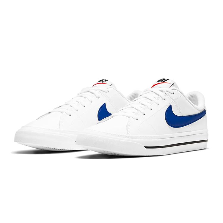Новые Nike Court Legacy Белые Игровой Синий GS DA5380-101