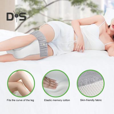 Подушка для ног Comfort Knee для спящих на боку, подушка для ног из пены с эффектом памяти для облегчения боли в спине и пояснице, эргономичная подушка для ног с регулируемым ремнем
