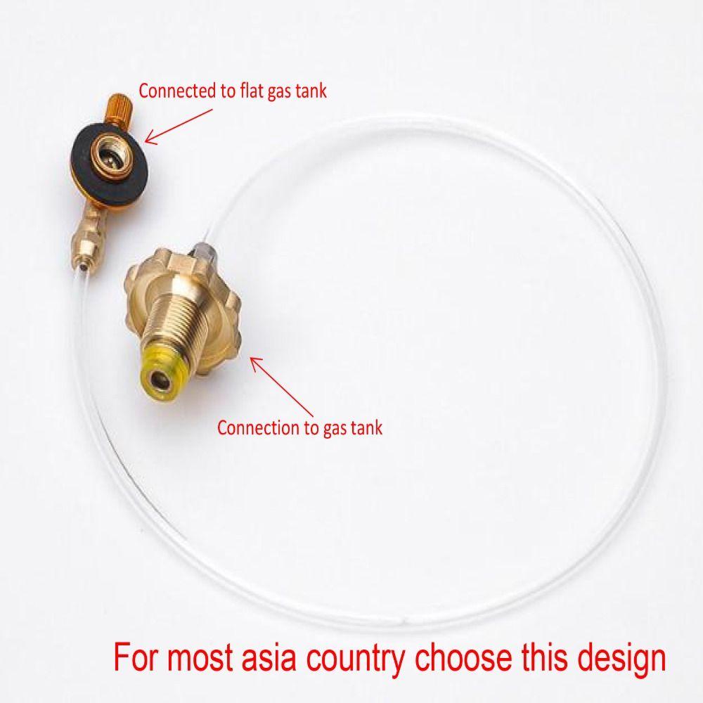 Inflation Valve Adapter Gas Tank Inflatable Adapter Cylinder Accessories Card Butane Adapter