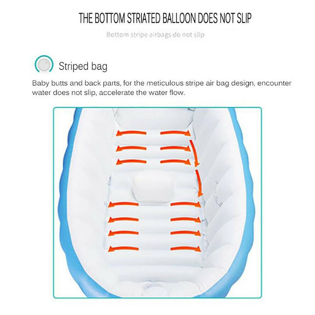 Надувная Складная Детская Ванна Портативная Путешествия Компактная Детская Ванночка Для Малышей Детская Ванна Душевая Умывальник Сиденье Ванны Детская Ванночка Плавательный Бассейн