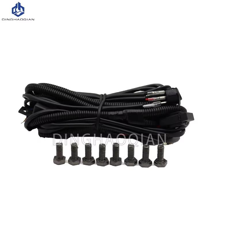 Комплект Передние светодиодные противотуманные фары Для GMC Sierra 1500 2022 2023 2024 противотуманные фары Проводка фары противотуманные фары крышка рамка комплект аксессуары