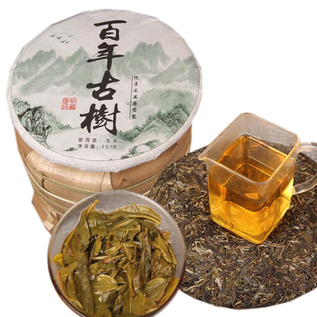 Select Sheng Puerh Tea Mingqian Ancient Tree Handmade Natural Health Care