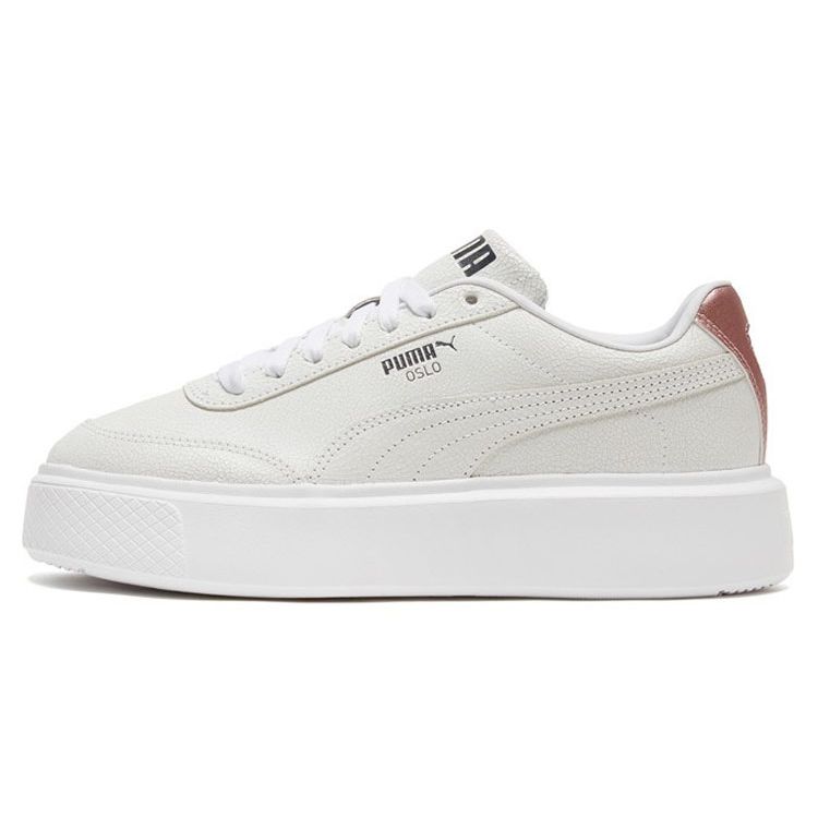 Puma Осло Майя Нескользящие Прочные Дышащие Низкие Кеды для Скейтборда Женские кроссовки Белый 382243-02