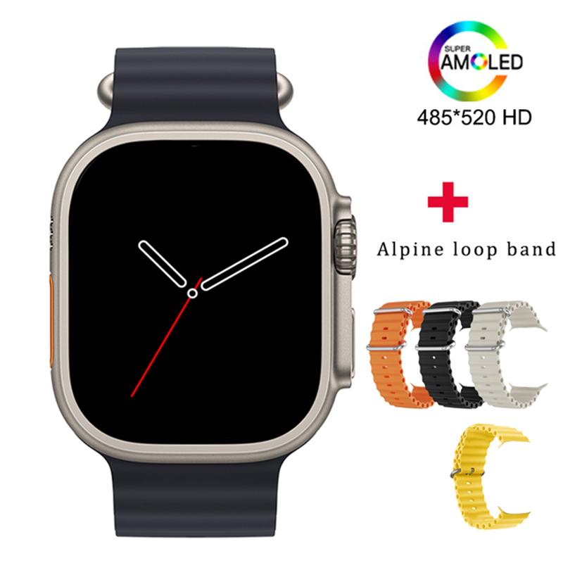 2023 Новые мужские смарт-часы HK10 AMOLED HD с высоким разрешением экрана и высокой частотой обновления, женские смарт-часы с защитой от влаги IP68, поддержкой Bluetooth, вызовов по NFC.