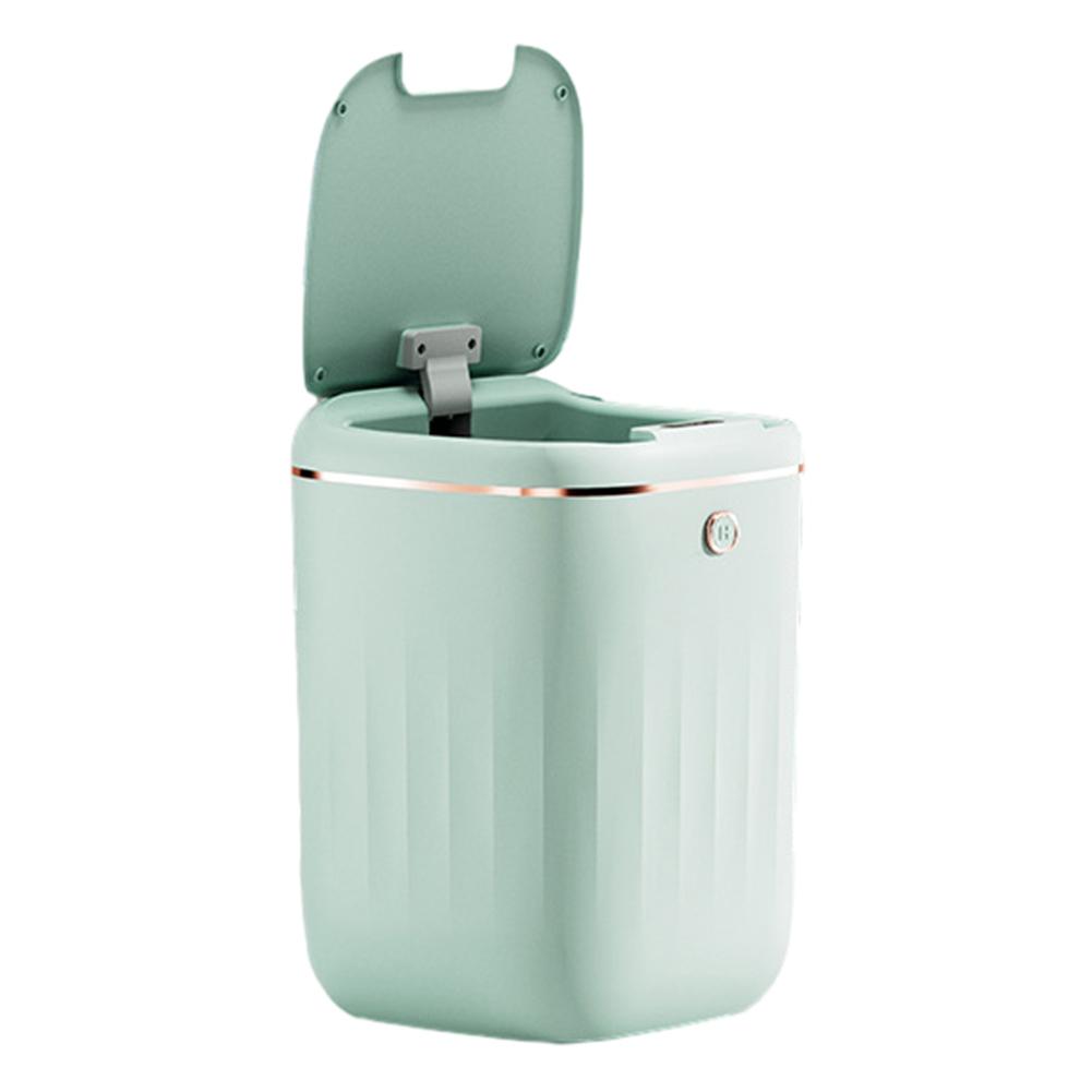 Герметичный мусорный бак, 20 л, IPX5, водонепроницаемый светильник, роскошная умная мусорная корзина большой емкости с питанием от аккумулятора для кухни, ванной комнаты, офиса