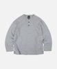 FRIZMWORKS 10S Однотонная футболка-henley _ Серый