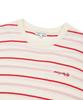 WACKY WILLY Women'S Striped Pullover Cream