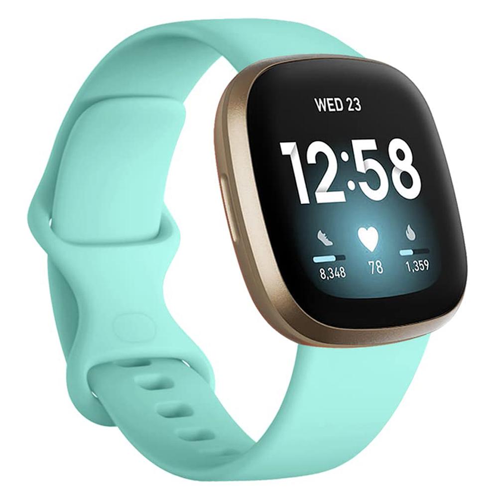 silicone Strap for Fitbit Versa 4 3 Sense 2 band Smartwatch Accessories replacment wristband Sport Bracelet Fitbit Versa 3 Strap