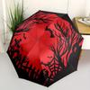 1pc Moonlit Cemetery Themed High-quality Umbrella,Automatic Opening and Closing Umbrella,Multi-functional Umbrella G0811148