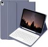 Кожаный чехол-клавиатура для iPad Air 11 10-го поколения с магнитным съемным чехлом и слотом для стилуса