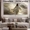 Modern Jesus Walks on Water Biblical Wall Art - Frameless Canvas Poster Suitable for Living Room, Bedroom, Church - Christmas & Holiday Gift