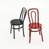 1pc 1/6 1/12  Doll House Simulation Miniature Mini Small Black Chair Model Decor