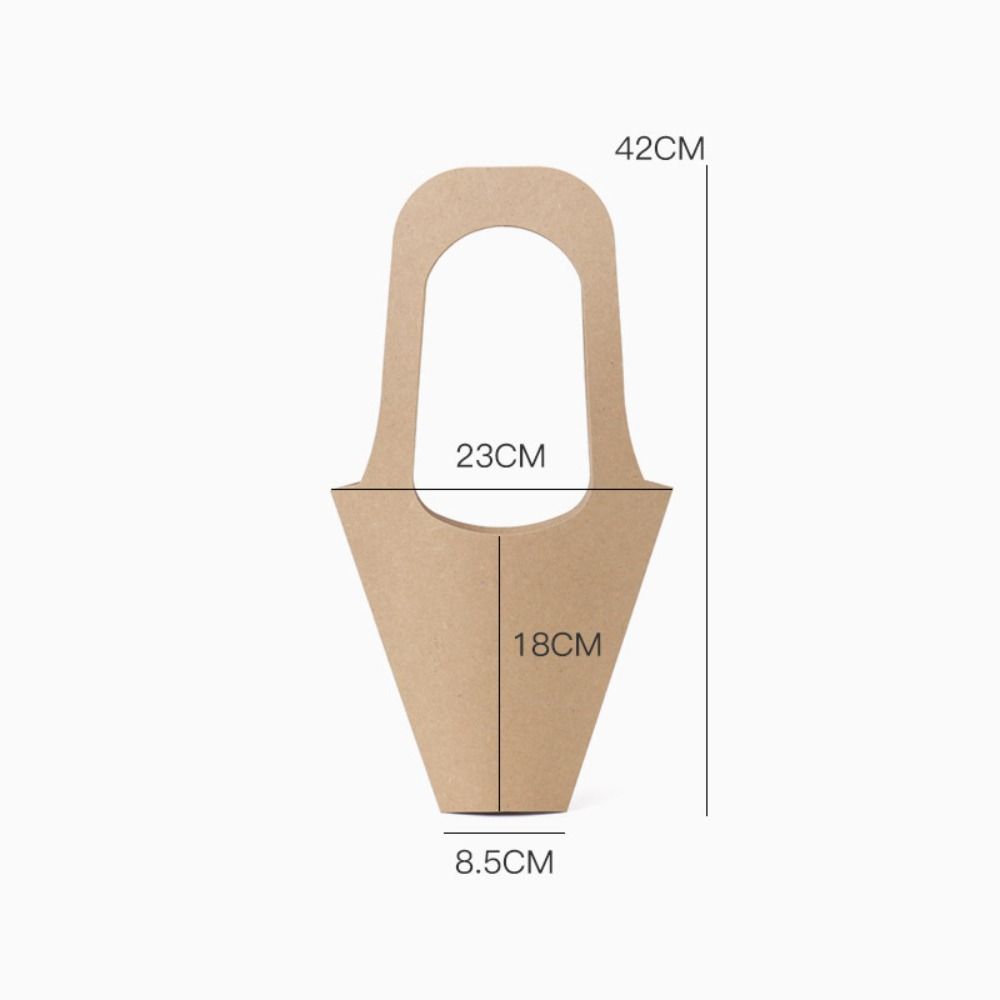 Romantic Flowers Paper Bag Simple Flower Packaging Bag Creative Flower Arrangement Bag Rose Flower