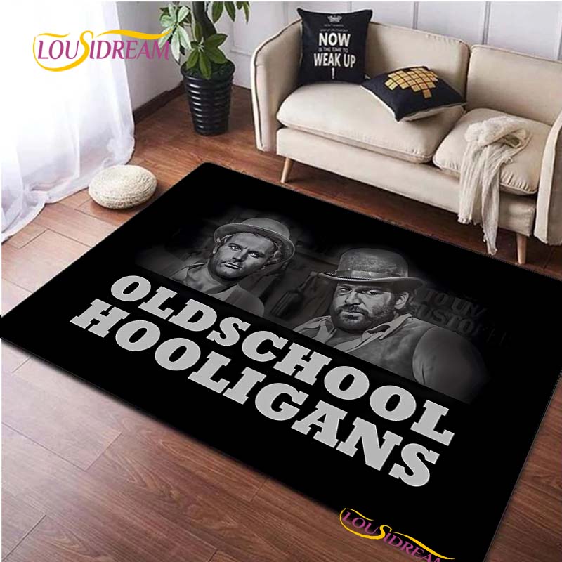 Bud Spencer & Terence Hill Carpet for Living Room Bedroom Rug Kitchen Door Kids Unslip Floor Mats photography props Alfombra Rug