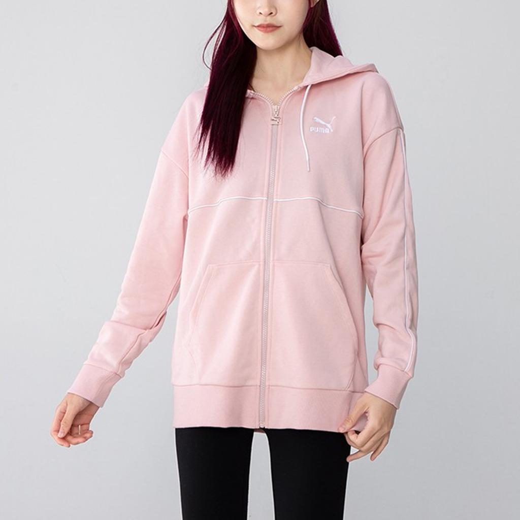 PUMA Jackets Women's Pink Hooded Moderate Other 531700-36