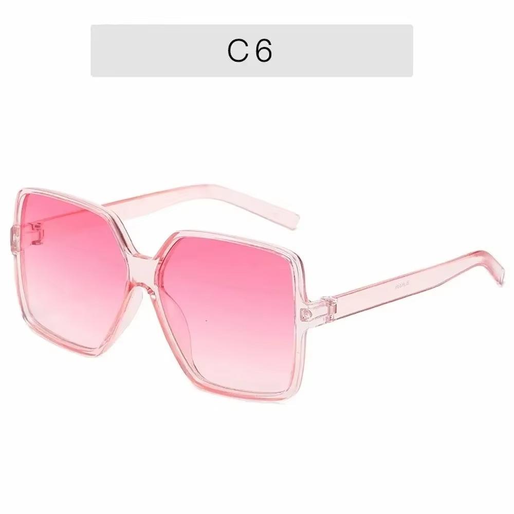 Oversized Square Sunglasses for Women and Men UV Protection Eyeglasses Retro Big Frame Sun Glasses Fashion Shades