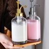 2pcs Glass Soap Dispensers Replacement Bottle Bathroom Gel Soap and Shampoo Shower Liquid Container Bottle Shampoo Dispenser