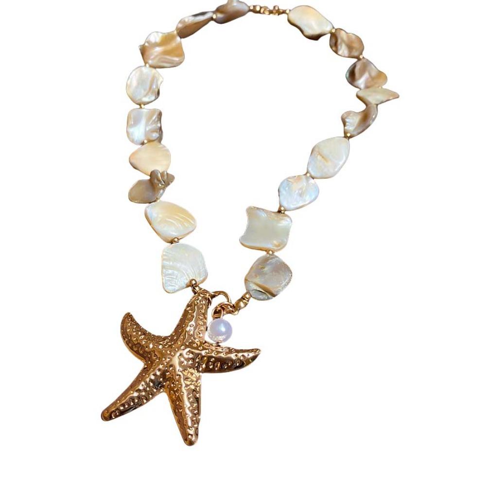 Имитация жемчуга Богемские ракушки бусины браслет украшения натуральные раковины пляжные серьги повседневные