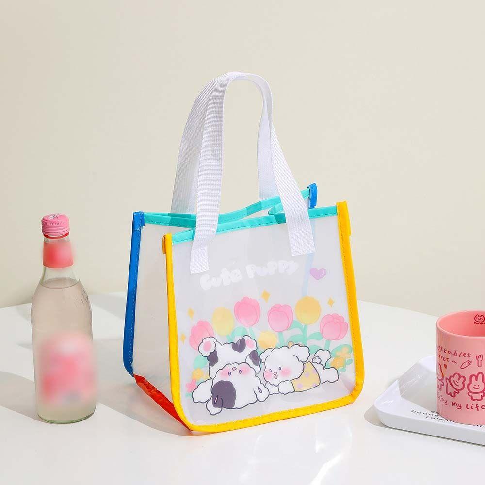 Rabbit Dog PVC Cartoon Shoulder Bag Mobile Phone Bag Jelly Cute Storage Bag Party
