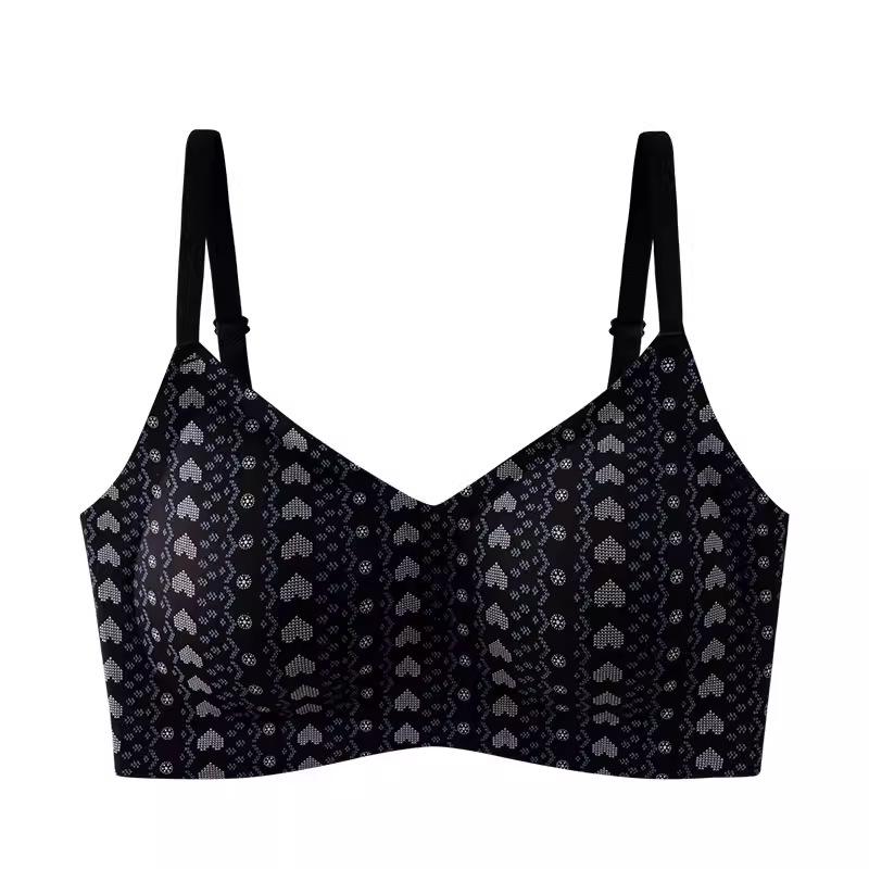 Fair Island underwear, women's bras, small breasts gather, new upper support, sub-breasts, anti-drape, steel rim, seamless bra