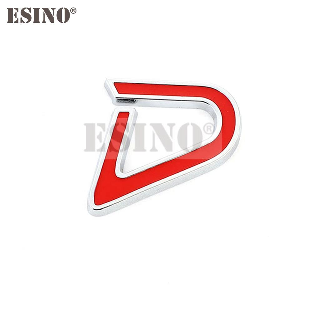 Car Styling 3D SD D Logo Metal Alloy Adhesive Emblem Badge Decal Auto Accessory for MINI Copper R55 R56 R60 R61 Clubman F55 F56