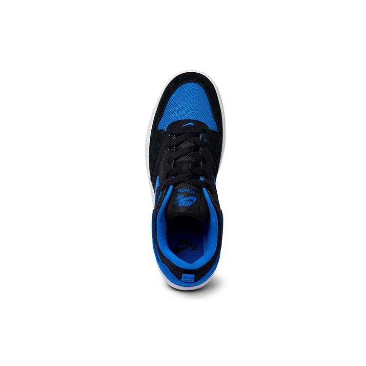 Nike SB Alleyoop Удобная амортизация Низкие Детские Скейтбордические Кроссовки Черный Синий Подростки CJ0883-004