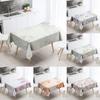 Floral Tablecloth Home Decor Stain Resistant Waterproof Table Decoration Rectangular Kitchen Fireplace Tops