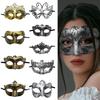 Unique Mysterious Angel Mask Retro Jazz Flathead Design Antique Half Face Mask For Halloween