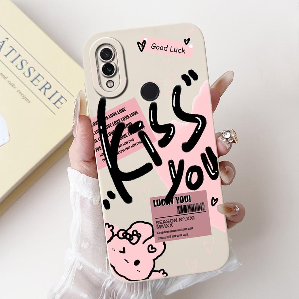 For Xiaomi Redmi Note 7 Case 2019 Lovely Cartoon Painting Back Cover Soft Slim Phone Case For Redmi Note 7 Note7 Bumper 6.3"