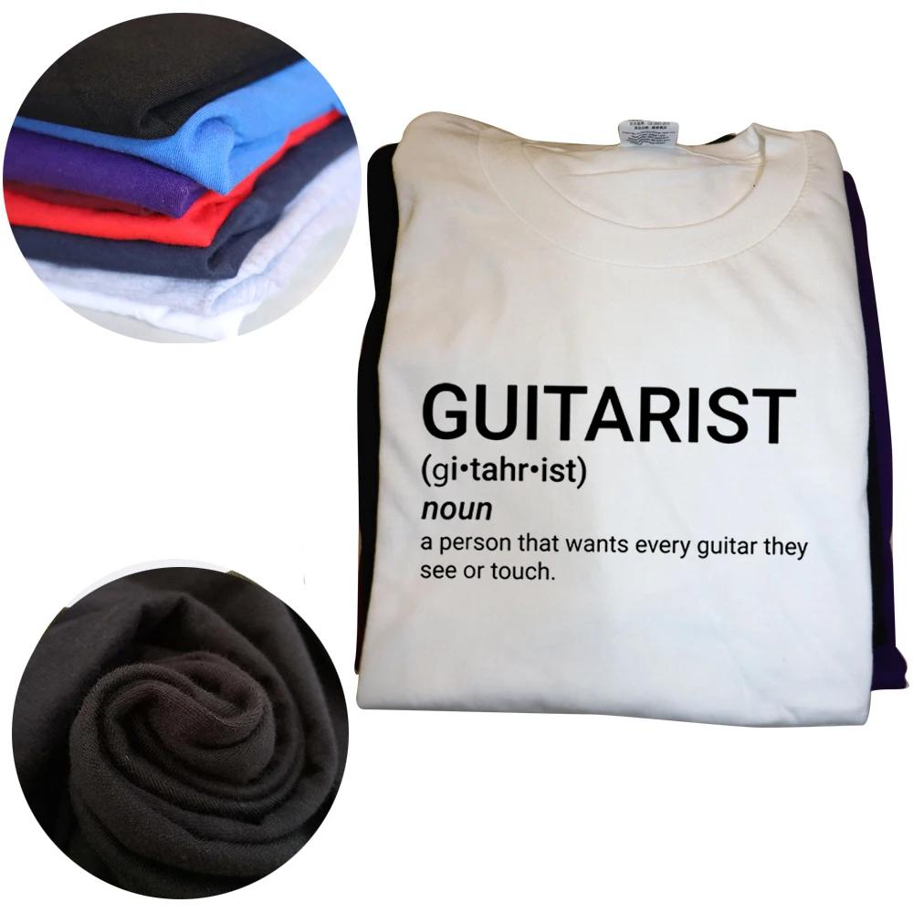 Funny Guitar Player Guitarist Definition T Shirts Graphic Cotton Streetwear Short Sleeve Oneck Harajuku Tshirt Mens