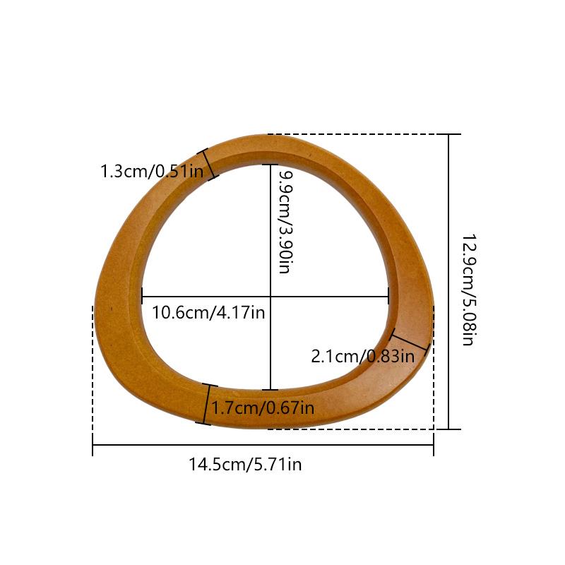 1шт деревянная съемная ручка для подарочной коробки, ручная работа, ручка для сумки, багажная ручка, сделай сам, ремешок для сумки на плечо, кошелек