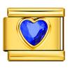Stainless Steel Italian Bracelet Round Hearts Colorful Zirconia for Female Elastic Charm 9mm Link DIY Making Jewelry Party Gifts