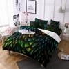 Dragon Scale Bedding Duvet Cover Set King Queen Size Wild Animal Skin Bedding Set Glitter Psychedelic Animal Comforter Cover