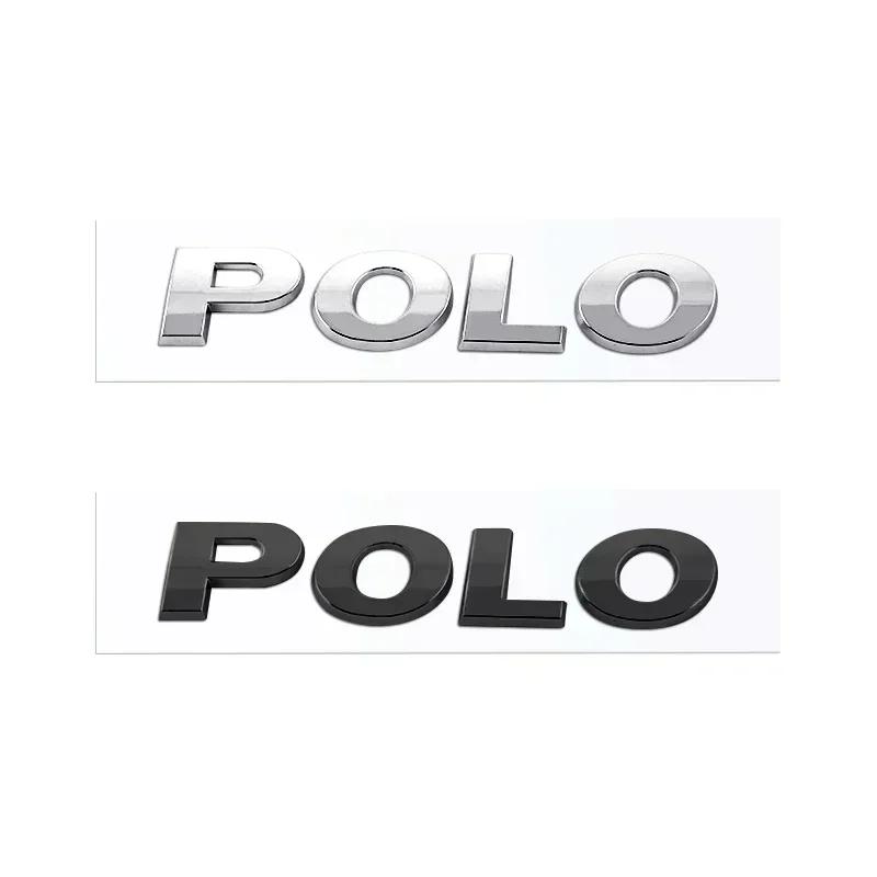 Хром Серебристый Черный 3D ABS Для POLO Наклейка с Буквами на Задний Багажник Автомобиля Шильдик Логотип Эмблема Маркировка Автоаксессуары Для Volkswagen VW