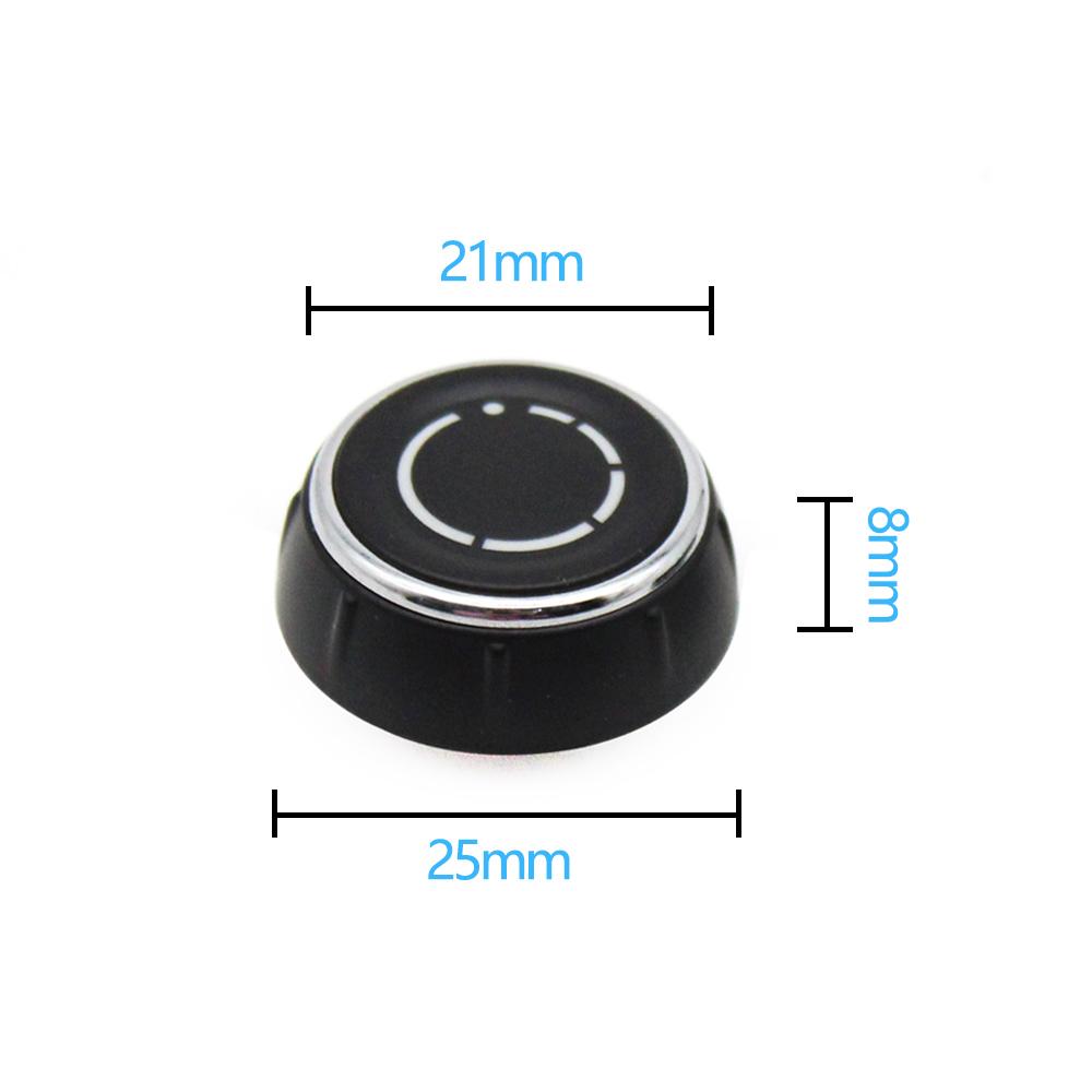 Car Center Console Audio Volume Knob Cover CD Control Switch Button For Porsche Cayenne Panamera Macan Boxster 911 718