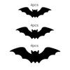 Yousheng Halloween Spider Bat Sticker Set with LED Lights Spooky Atmosphere Enhancer Indoor Outdoor Decorations