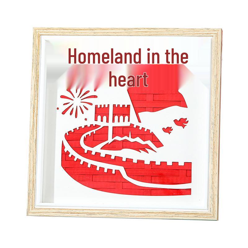 DIY Bamboo Weaving Kit: Intangible Cultural Heritage Craft for Kids & Parent-Child Activity, Perfect As a New Year's Day Photo Frame Gift.