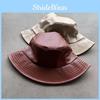 Streetwear Pu Leather Fisherman Hat With Sunblock And Antiwater For Daily Use