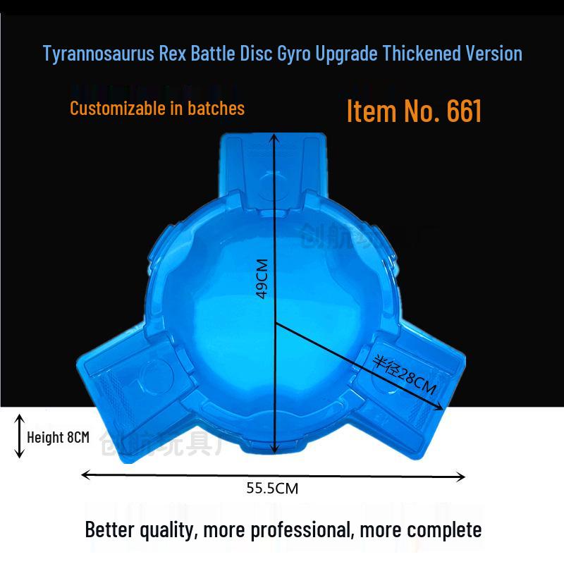 Super Large Thickened Beyblade Arena: Hurricane Battle Soul Armor Disc