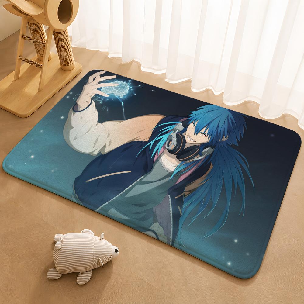 Аниме Горячий D-DRAMAtical MurderS Коврик для пола Коврик для пола Мягкий фланелевый нескользящий коврик для двери для гостиной