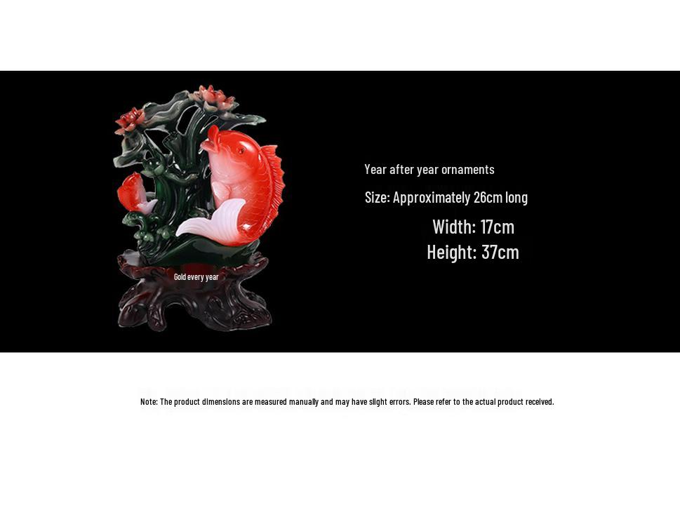 Ежегодное Изобилие Украшение Кои: Благоприятный домашний декор в китайском стиле для гостиной