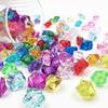 200 шт. Прозрачный Искусственный Дробленый Лед для Наполнителей Ваз, Пластиковый Кристальный Алмаз Акриловый Камень для Рассыпания на Стол, Домашнего Декора, Свадьбы