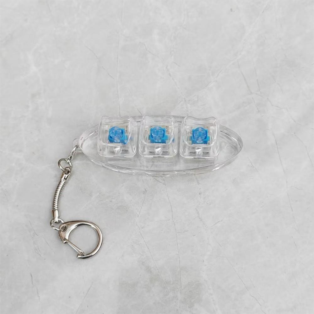 Снятие стресса Кейкап Игрушка-щипалка 3 клавиши Кнопка Кликер Игрушка Новый Кнопочный Кейкап