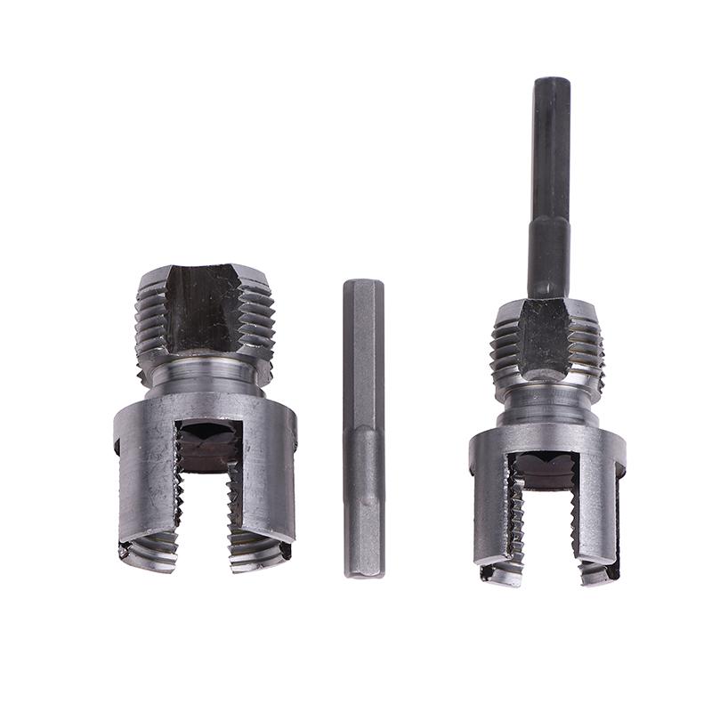 Integrated PPR Pipe Thread Opener - Electric Drill Threading Device for 1/2 DN15 & 3/4 DN20 Plumbing, Repair Tool