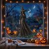 Decorative Window Film Halloween Ghost Glass Sticker, Cartoon Static Cling for Easy Apply Sticker Parties, Waterproof Decoration Decal