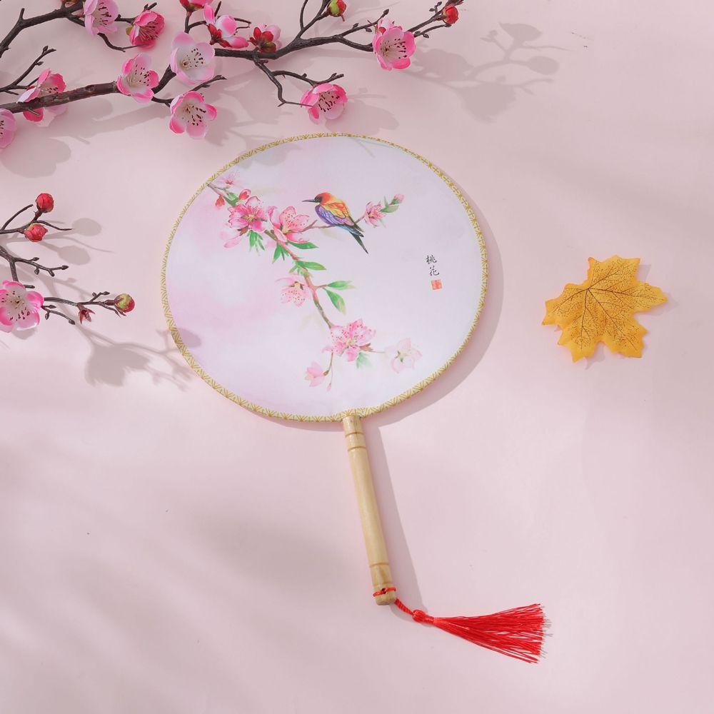Украшения Домашний Декор Мастерство Круглый Веер Декоративные Веера Реквизит Для Фотосъемки Представление Ханьфу