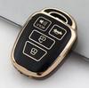 Новый чехол для ключа автомобиля из ТПУ для Toyota Rav4 MK4 Rav 4 Corolla Fielder Vitz Пульт 2 3 4 кнопки Корпус Брелок Аксессуары