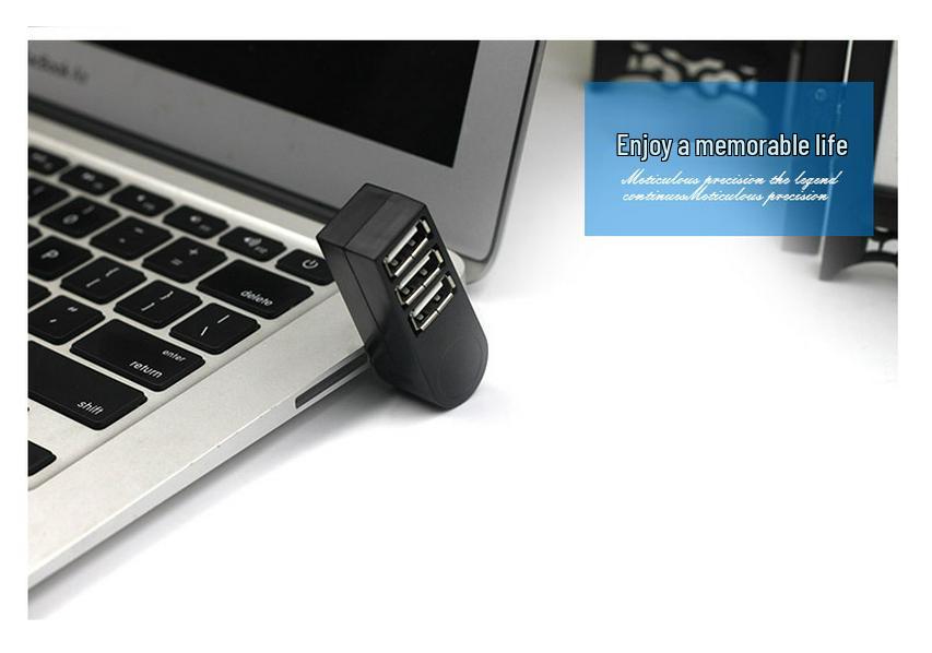 3-портовый вращающийся USB 2.0 хаб-разветвитель