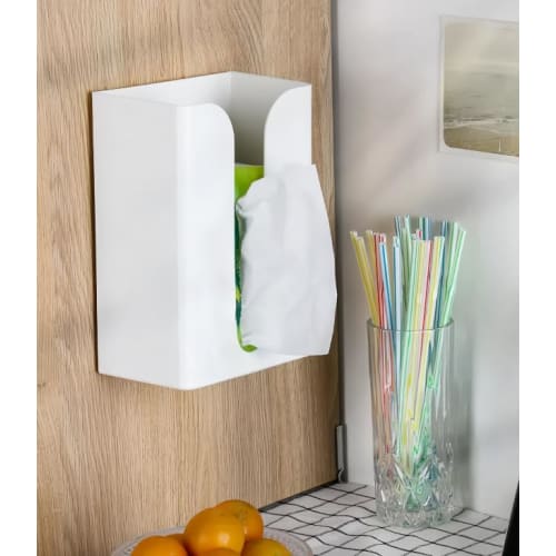 Wall-Mounted Paper Towel Holder, Tissue Case, Kitchen Hanging Storage, Tissue Paper Hanger, Towel Paper Rack for Kitchen, Toilet, and Bathroom (19*12.